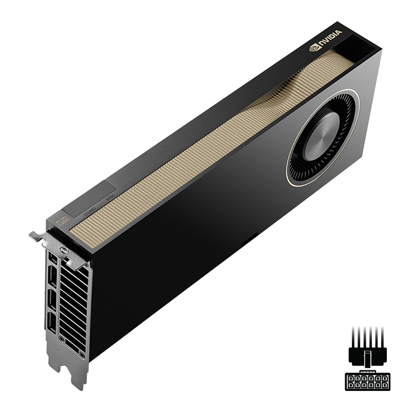 NVIDIA RTX PRO 6000 Blackwell Max-Q Workstation Edition 96GB GDDR7 Professional Graphics Card (PCIe 5.0, 24064 CUDA Cores, 4x DisplayPort 2.1b, ECC Memory, 300W, Active Blower Cooling)