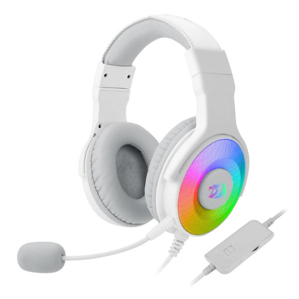 Redragon Pandora white, Virtual 7.1 RGB Wired Gaming headset