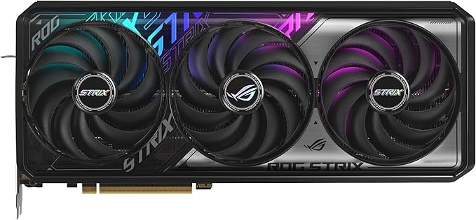 ASUS ROG Strix GeForce RTX™ 5070 OC Edition 12GB GDDR7 Gaming Graphics Card (PCIe 5.0, DLSS 4, 2x HDMI 2.1b, 3x DisplayPort 2.1b, 3.2-Slot, Axial-tech Fans, Aura Sync RGB)