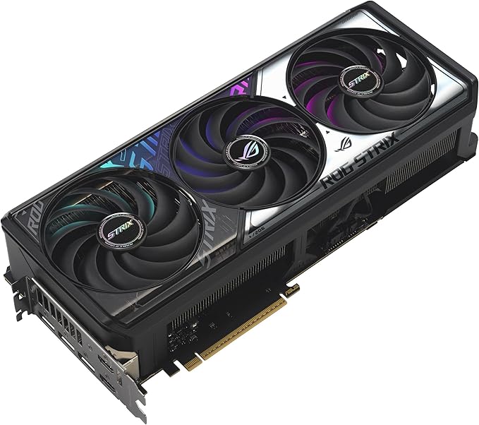 ASUS ROG Strix GeForce RTX™ 5070 OC Edition 12GB GDDR7 Gaming Graphics Card (PCIe 5.0, DLSS 4, 2x HDMI 2.1b, 3x DisplayPort 2.1b, 3.2-Slot, Axial-tech Fans, Aura Sync RGB)