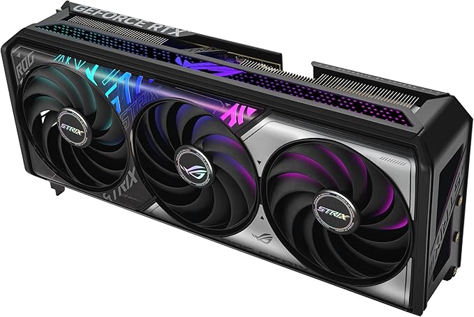 ASUS ROG Strix GeForce RTX™ 5070 OC Edition 12GB GDDR7 Gaming Graphics Card (PCIe 5.0, DLSS 4, 2x HDMI 2.1b, 3x DisplayPort 2.1b, 3.2-Slot, Axial-tech Fans, Aura Sync RGB)