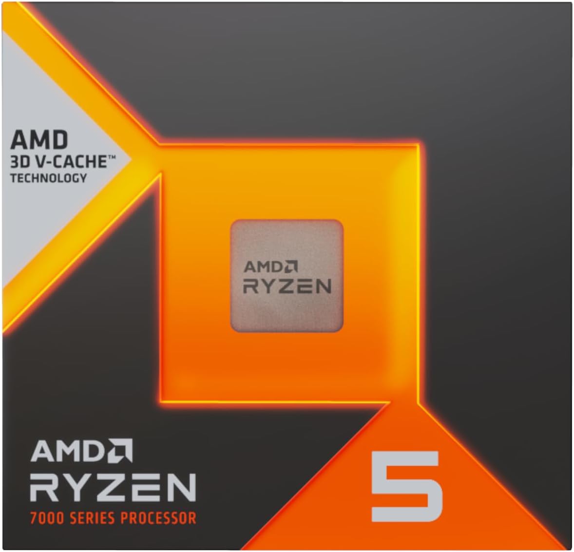 AMD Ryzen 5 7500X3D Processor Box – 6‑Core Zen 4, AM5, Up to 4.5GHz, 96MB 3D V‑Cache, Radeon Graphics