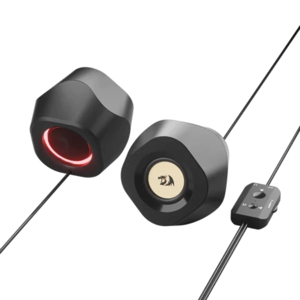 Redragon GS590 Wireless RGB Desktop Speakers, 2.0 PC Computer Stereo Speaker