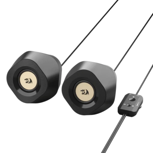 Redragon GS590 Wireless RGB Desktop Speakers, 2.0 PC Computer Stereo Speaker