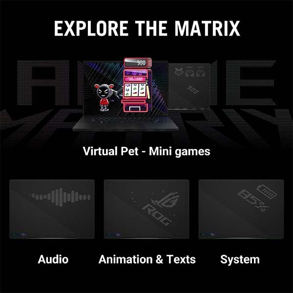 ROG Zephyrus M16 GU604VY-NM061W (Off Black) Gaming Laptop, i9-13900H 32GB 2TB SSD, NV RTX4090,16GB VRAM, WIN11 HOME,16.0 inch QHD+16:10 (2560 x 1600) 240Hz, FHD Webcam, Backlit-RGB-Eng-Arb-KB