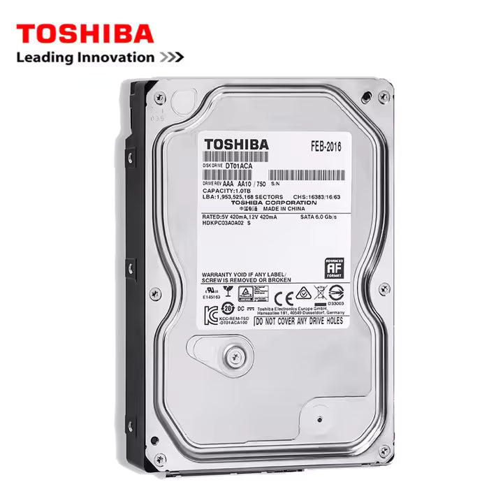 Toshiba 1TB 3.5-inch Desktop HDD