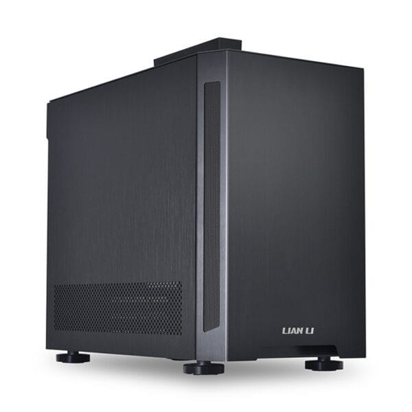 Lian Li TU150 TG Portable and Powerful Aluminum Mini-ITX Case, 2 x USB 3.0, 1 x USB 3.1 Type-C, Audio,Black