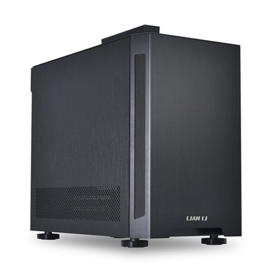 Lian Li TU150 TG Portable and Powerful Aluminum Mini-ITX Case, 2 x USB 3.0, 1 x USB 3.1 Type-C, Audio,Black