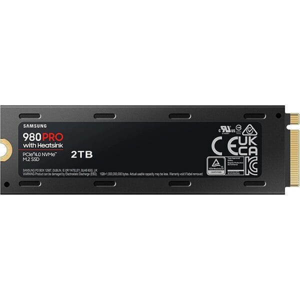 SAMSUNG 980 PRO 2TB with Heatsink PCIe 4.0 NVMe SSD, 2TB