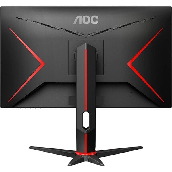 AOC Gaming Q27G2S - 27 Inch QHD Monitor, 165Hz, 1ms MPRT, IPS, FreeSync, Gsync Compatible, Height Adjust, Game Modes (2560x1440 @ 165Hz, 370 cd/m², HDMI 2.0 x 2, DisplayPort 1.4x1)Black-Red