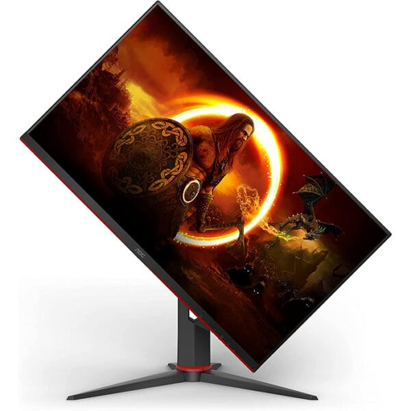 AOC Gaming Q27G2S - 27 Inch QHD Monitor, 165Hz, 1ms MPRT, IPS, FreeSync, Gsync Compatible, Height Adjust, Game Modes (2560x1440 @ 165Hz, 370 cd/m², HDMI 2.0 x 2, DisplayPort 1.4x1)Black-Red