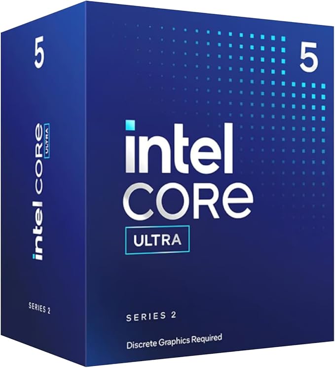 Intel Core Ultra 5 225F Processor Box – 10‑Core Arrow Lake, LGA1851, Up to 4.9GHz, 20MB Cache