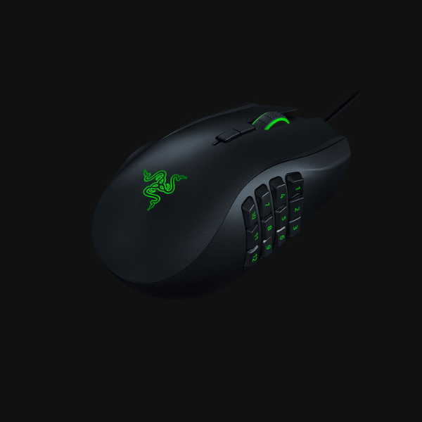 Razer Naga Left-Handed Edition Ergonomic MMO Gaming Mouse for Left-Handed Users