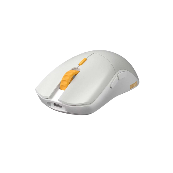 Glorious Series One PRO Wireless Mouse - Genos - Grey/Gold - Forge
