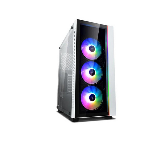 DeepCool Matrexx 55 V3 ADD-RGB WH 3Fan Mid-Tower Tempered Glass