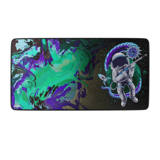 Maze 2XL Extended Mouse Pad/Mat, 36'' x 18'' x 0.2'' Dimension, 5mm Thick, Ultraglide 2, Waterproof, Anti-Fray, Anti-Slip, Smooth Surface for Maximum Control and Speed, Astro CGR-GB | 5I-X9UT-YRBK