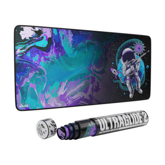 Maze 2XL Extended Mouse Pad/Mat, 36'' x 18'' x 0.2'' Dimension, 5mm Thick, Ultraglide 2, Waterproof, Anti-Fray, Anti-Slip, Smooth Surface for Maximum Control and Speed, Astro CGR-GP2 | IU-D2K4-I7OJ