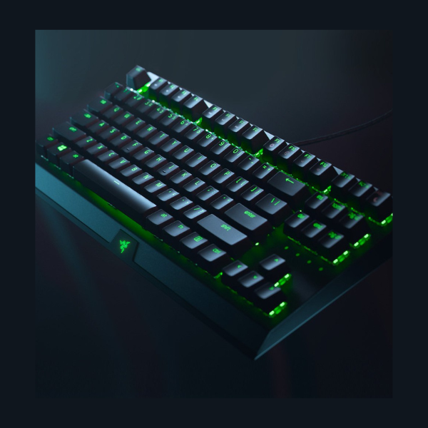 Razer Blackwidow V3 Tenkeyless – Yellow Switch – US Compact Mechanical keyboard with Razer Chroma RGB