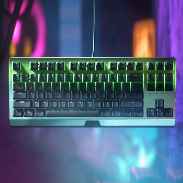 Razer BlackWidow V3 Tenkeyless – Green Switch – US Compact Mechanical keyboard with Razer Chroma RGB