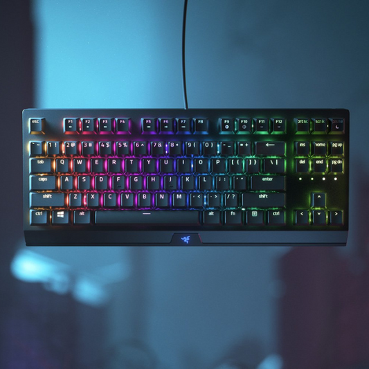 Razer BlackWidow V3 Tenkeyless – Green Switch – US Compact Mechanical keyboard with Razer Chroma RGB