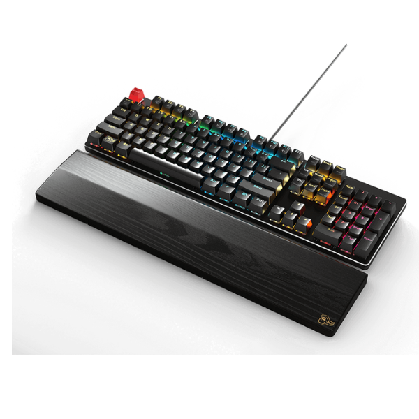 Glorious Wrist Rest Tenkeyless (Onyx) Dimensions: 14x4in (36x10cm)  Thickness: 19mm