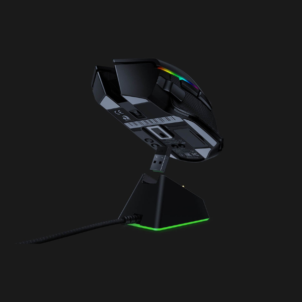 Razer Basilisk Ultimate with Charging Dock Wireless Gaming Mouse with 11 Programmable Buttons