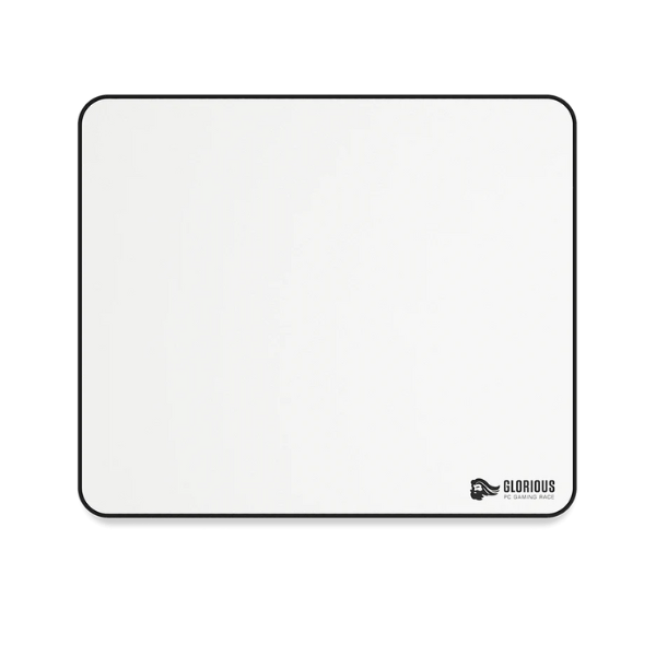 GLORIOUS Large Gaming Mouse Pad - 11"x13" - White Edition