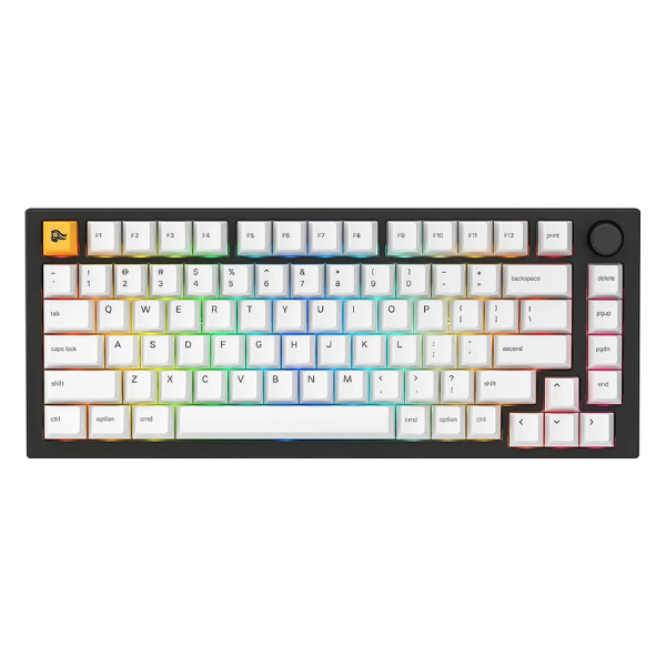 Glorious GMMK PRO 75% Pre-built- Black Slate GMMK Pro – Liner Switch – GPBT Keycaps- Coil-Wriest Rest- Key Puller- Switch Puller