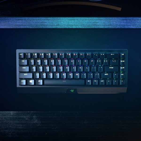 Razer BlackWidow V3 Mini HyperSpeed – Yellow Switch – US Wireless 65% Mechanical Gaming Keyboard with Razer Chroma™ RGB
