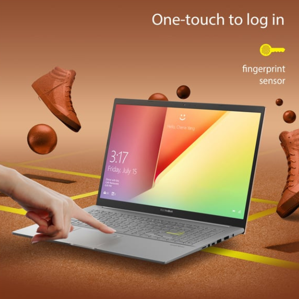 ASUS VivoBook 15 OLED (2020) Laptop – 11th Gen / Intel Core i5-1135G7 / 15.6inch FHD OLED / 8GB RAM / 512GB SSD / 2GB NVIDIA GeForce MX350 Graphics / Windows 11 Home / English & Arabic Keyboard / Silver / Middle East Versio
