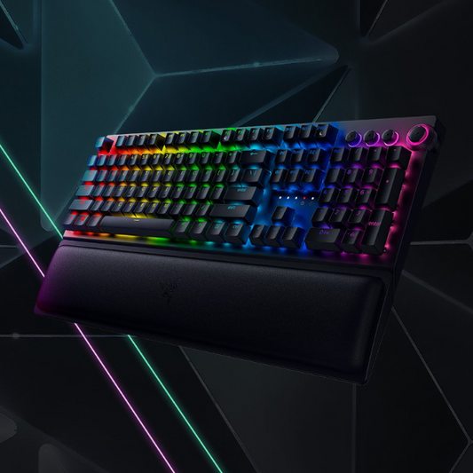 Razer BlackWidow V3 Pro – Green Switch – US Wireless Full-height Mechanical Gaming Keyboard with Razer Chroma RGB