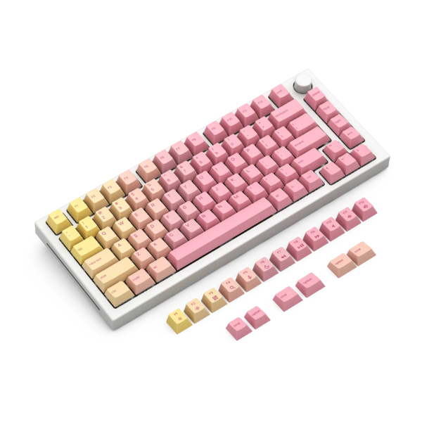 Glorious GPBT Keycaps - Pink Grapefruit - Forge