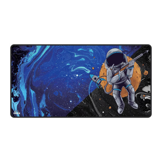 Maze 3XL Extended Mouse Pad/Mat, 48" x 24" x 0.2" Dimension, 5mm Thick, Ultraglide 2, Waterproof, Anti-Fray, Anti-Slip, Smooth Surface for Maximum Control and Speed, Astro CGR-BB | 45-1USO-KQJA