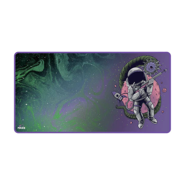 Maze 3XL Extended Mouse Pad/Mat, 48" x 24" x 0.2" Dimension, 5mm Thick, Ultraglide 2, Waterproof, Anti-Fray, Anti-Slip, Smooth Surface for Maximum Control and Speed, Astro CGR-GP | KY-DCQJ-46IK