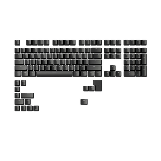 Glorious GMMK ABS Doubleshot V2 USA Base Kit Mechanical Keycaps-(123 Keys)Black