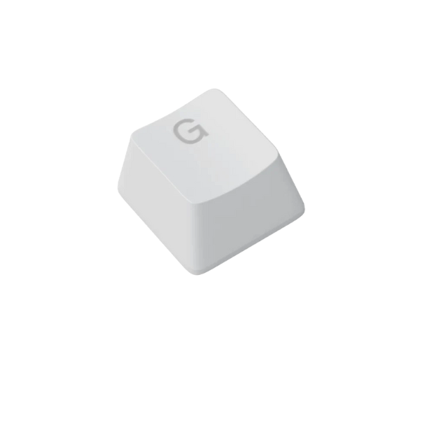 Glorious GMMK ABS Doubleshot V2 USA Base Kit Mechanical Keycaps-(123 Keys)White