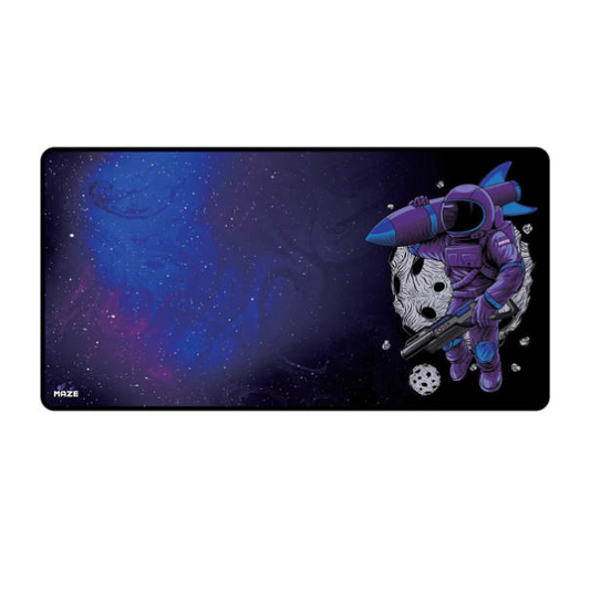 Maze 3XL Extended Mouse Pad/Mat, 48" x 24" x 0.2" Dimension, 5mm Thick, Ultraglide 2, Waterproof, Anti-Fray, Anti-Slip, Smooth Surface for Maximum Control and Speed, Astro RCT-BP | T4-8HCG-GAXO
