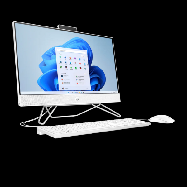 HP AIO 24 CB1014NE-6J7F8EA#ABV | Core i7 1255U, 16GB, 512GB SSD, 23.8"FHD Touch, 2GB NVIDIA MX450, Win11 Home, White, USB KeyBoard & Mouse