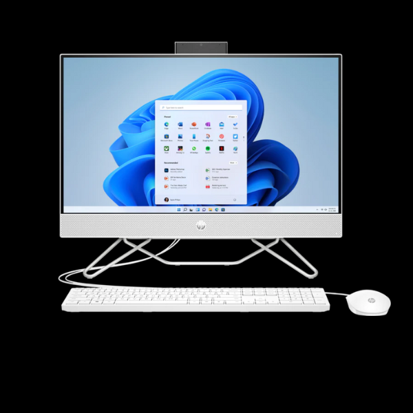 HP AIO 24 CB1014NE-6J7F8EA#ABV | Core i7 1255U, 16GB, 512GB SSD, 23.8"FHD Touch, 2GB NVIDIA MX450, Win11 Home, White, USB KeyBoard & Mouse