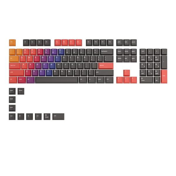 Glorious PBT Celestial Fire ANSI Mechanical Keycaps GMMK(114 Keys)