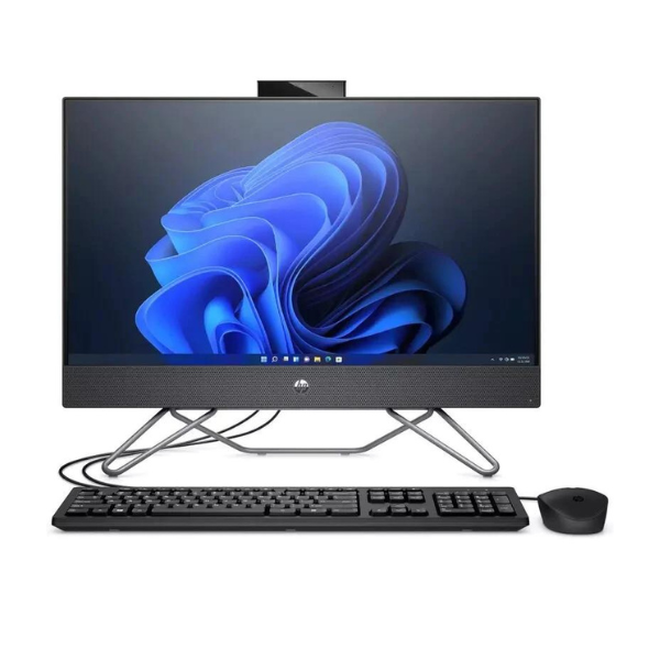 HP AIO 24 CB1009NE-6J7F3EA#ABV | Core i5 1235U, 8GB, 512GB SSD, 23.8"FHD Touch, 2GB NVIDIA MX450, Win11 Home, Black, USB KeyBoard & Mouse