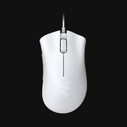 Razer DeathAdder Essential – White Essential gaming mouse with 6,400 DPI optical sensor, White