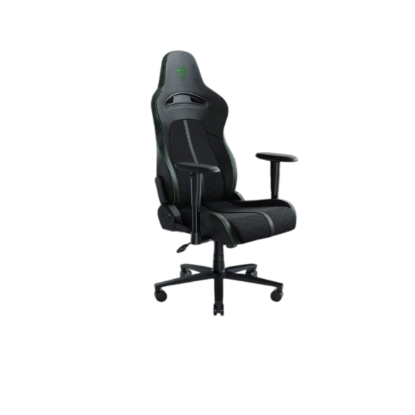 Razer Enki X Essential Gaming Chair for All-Day Comfort, Black and Green