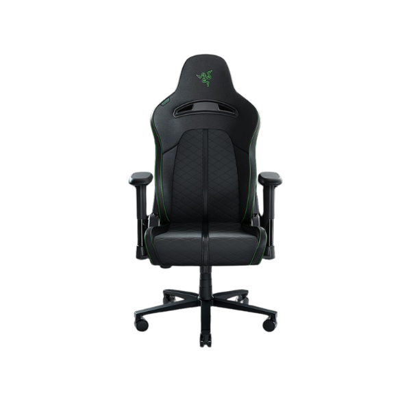 Razer Enki X Essential Gaming Chair for All-Day Comfort, Black and Green