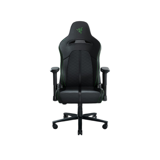 Razer Enki X Essential Gaming Chair for All-Day Comfort, Black and Green