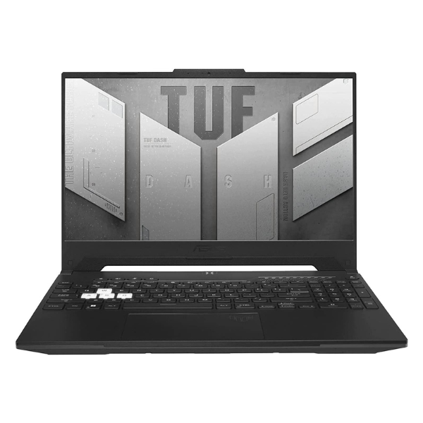 ASUS TUF DASH FX517ZR-HN028W | Core i7 12650H, 16GB RAM, 1TB SSD, 8GB NVIDIA RTX 3070, 15.6" FHD 144Hz, Win11 Home, Eng-Arab K/B, Black