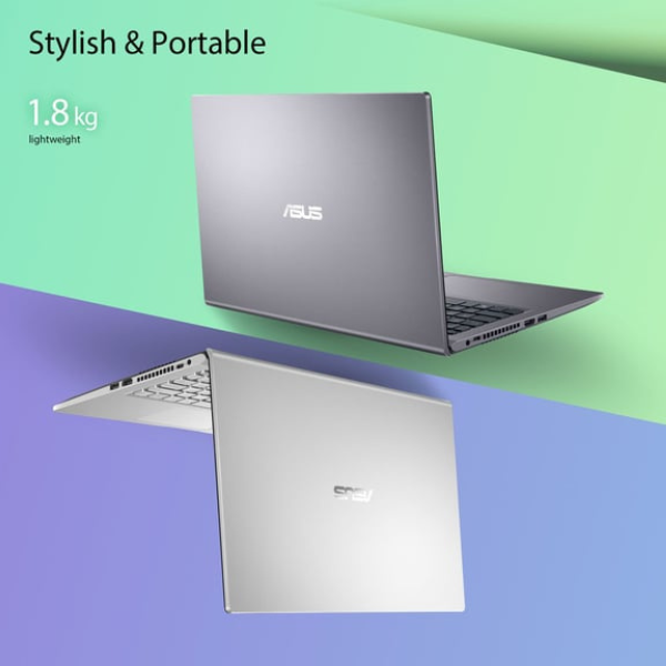 ASUS (2020) Laptop – AMD Ryzen 3-3250U / 15.6inch FHD / 4GB RAM / 256GB SSD / Shared AMD Radeon Graphics / Windows 11 Home / English & Arabic Keyboard / Silver / Middle East Version