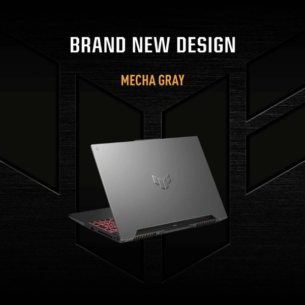 ASUS TUF GAMING FA507NU-LP031W | AMD R7 7735H 3.20 GHZ, 16GB RAM, 512GB SSD, 6GB NVIDIA GeForce RTX 4050 Graphics, 15.6" FHD 144HZ, Windows 11 Home, Eng-Arabic Keyboard, Gray Color, 2 Years ASUS Warranty.