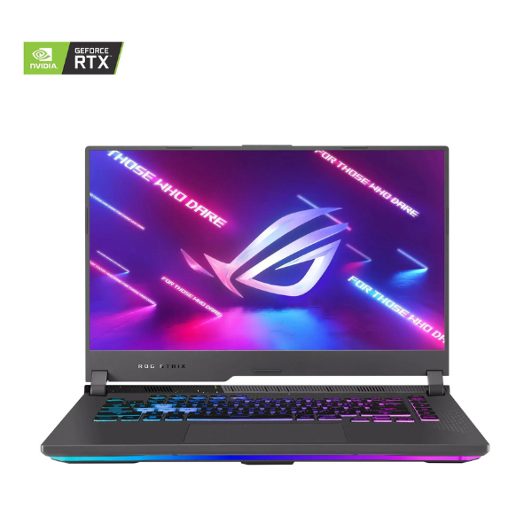 ASUS ROG STRIX G513RM-HQ017W | AMD Ryzen R9 6900HX 3.30Ghz, 16GB RAM, 1TB SSD, 15.6" WQHD 165Hz, 6GB NVIDIA GeForce RTX 3060, Wireless, Bluetooth, Windows 11 Home, Eng-Arabic Keyboard, Grey Color, 2 Years ASUS Warranty.