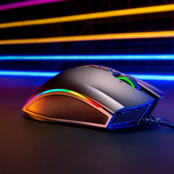 Razer Mamba Elite Wired Mouse with Extended Razer Chroma, Black